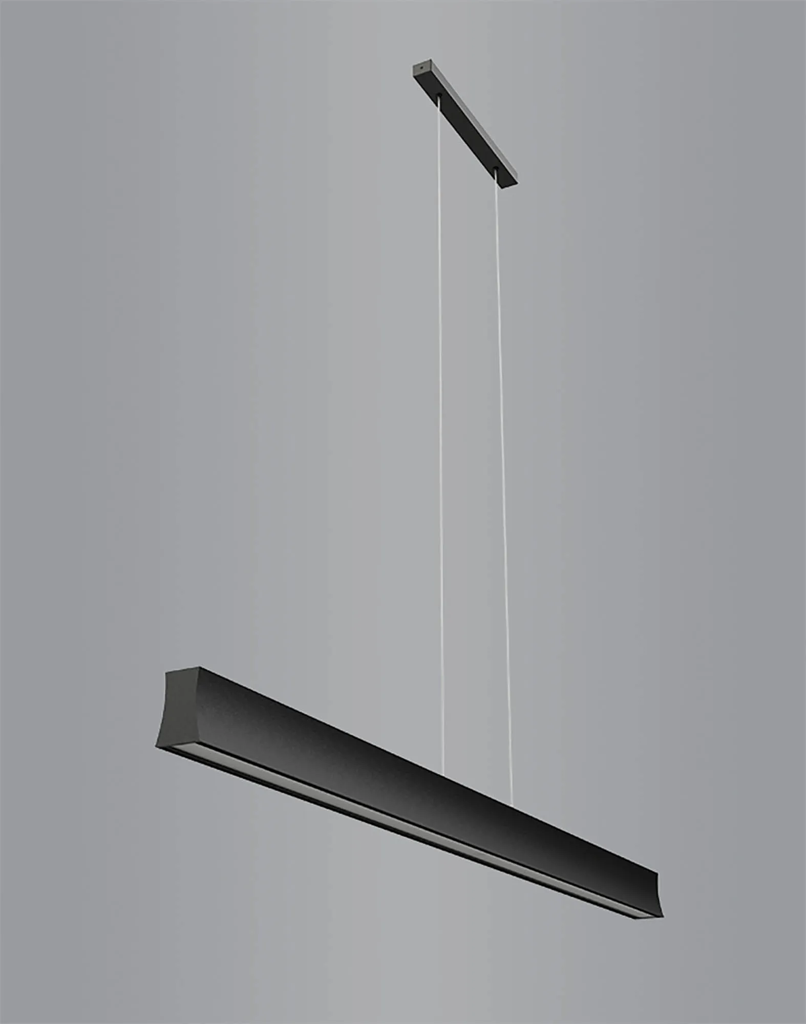 Hanok Linear Pendant 110° 38W LED M7547  Mantra Fusion Hanok Black